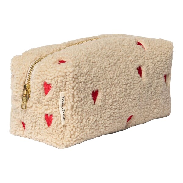 Teddy beige mit Herzen