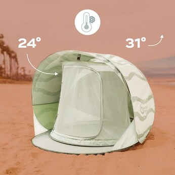 Strandmuschel Moov & Protect mit UV-Schutz 50+