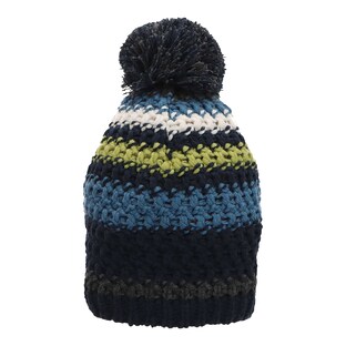 Winter-Strickmütze Bommel Ringel