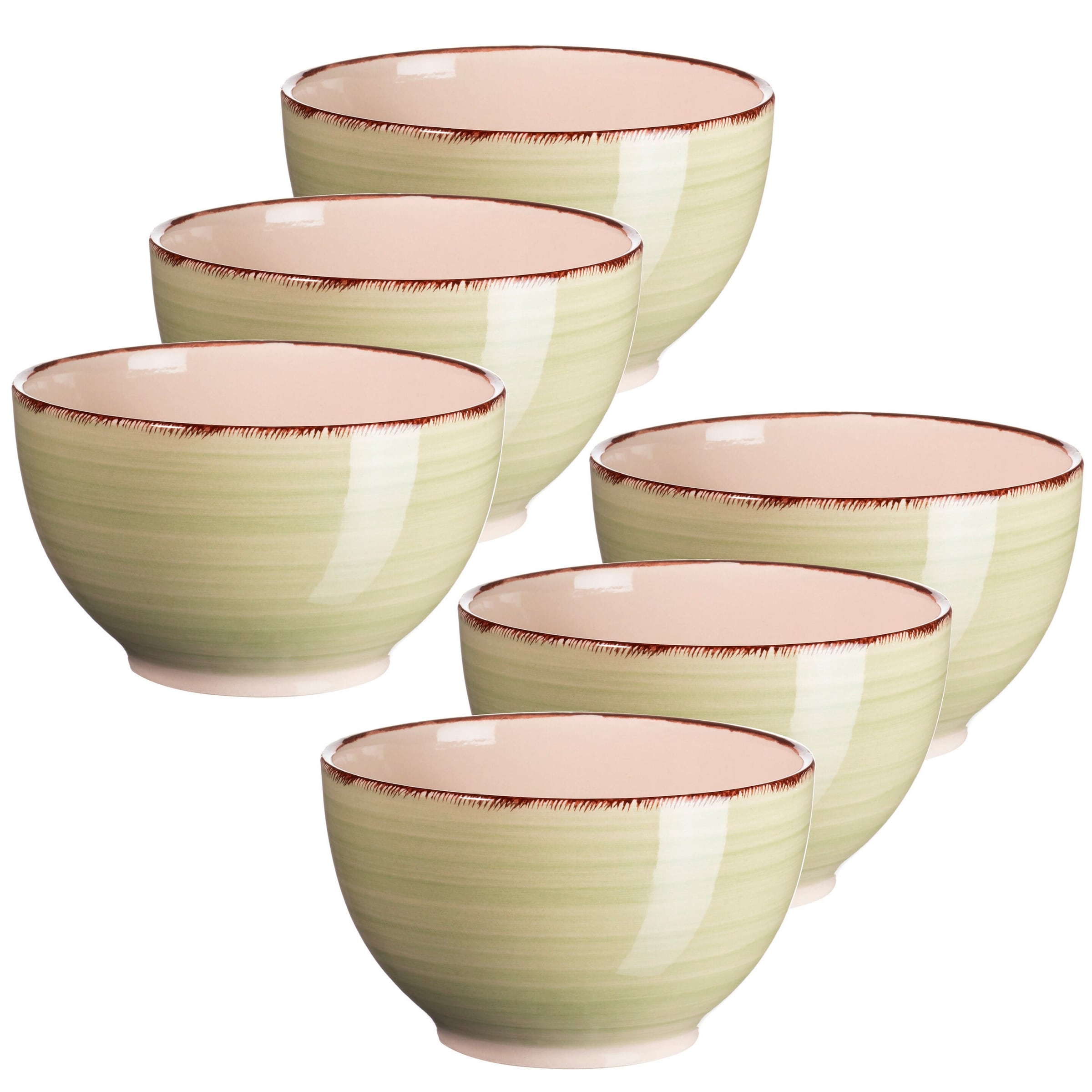 Maeser Müslischalen-Set, Steingut Lumaca Größe 14
