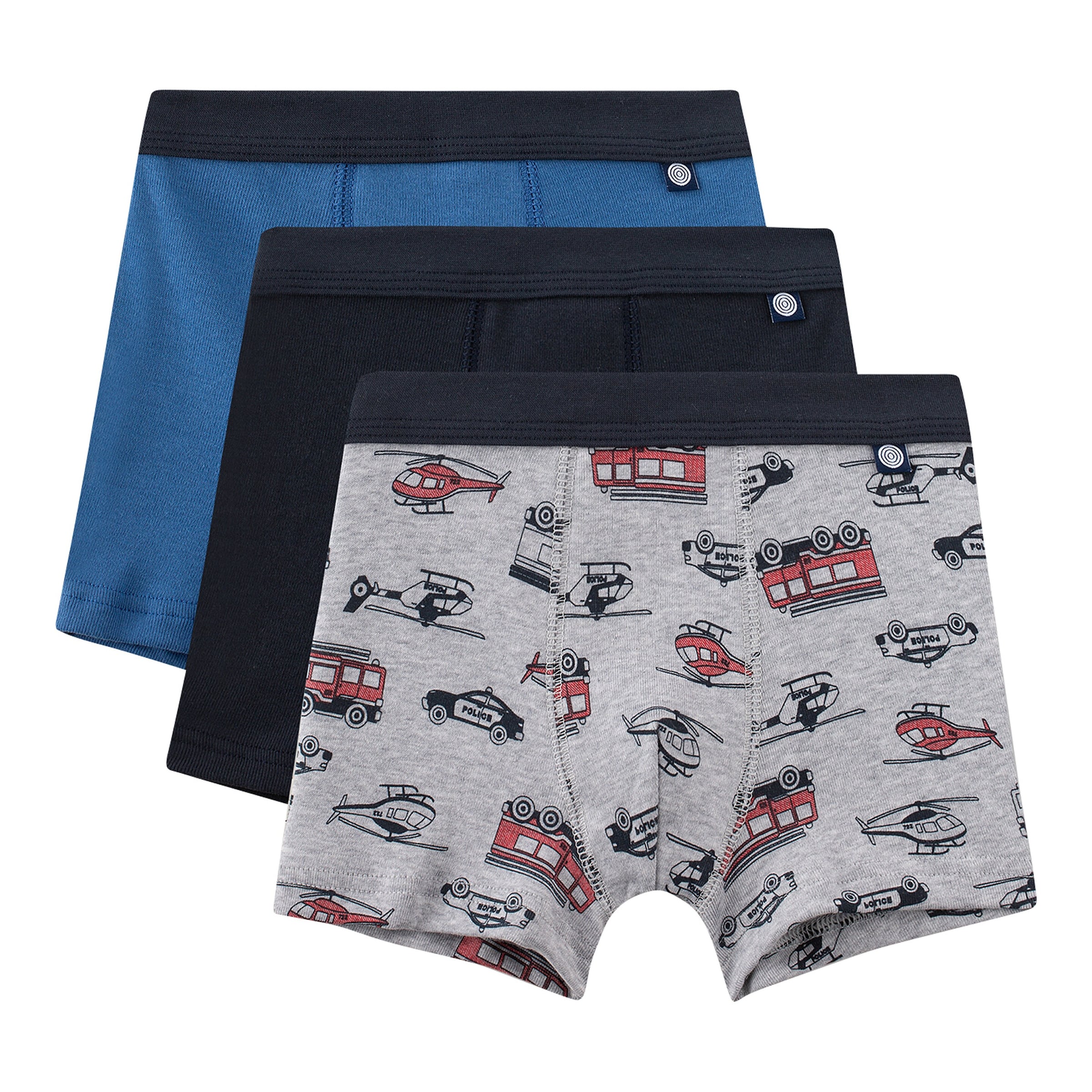 Sanetta 3er-Pack Boxershorts Fahrzeuge