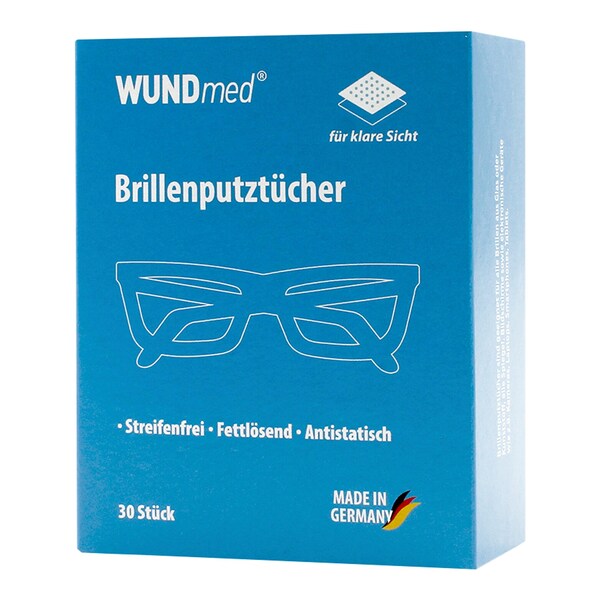 WUNDMED - Lingettes pour lunettes, 30 pièces
