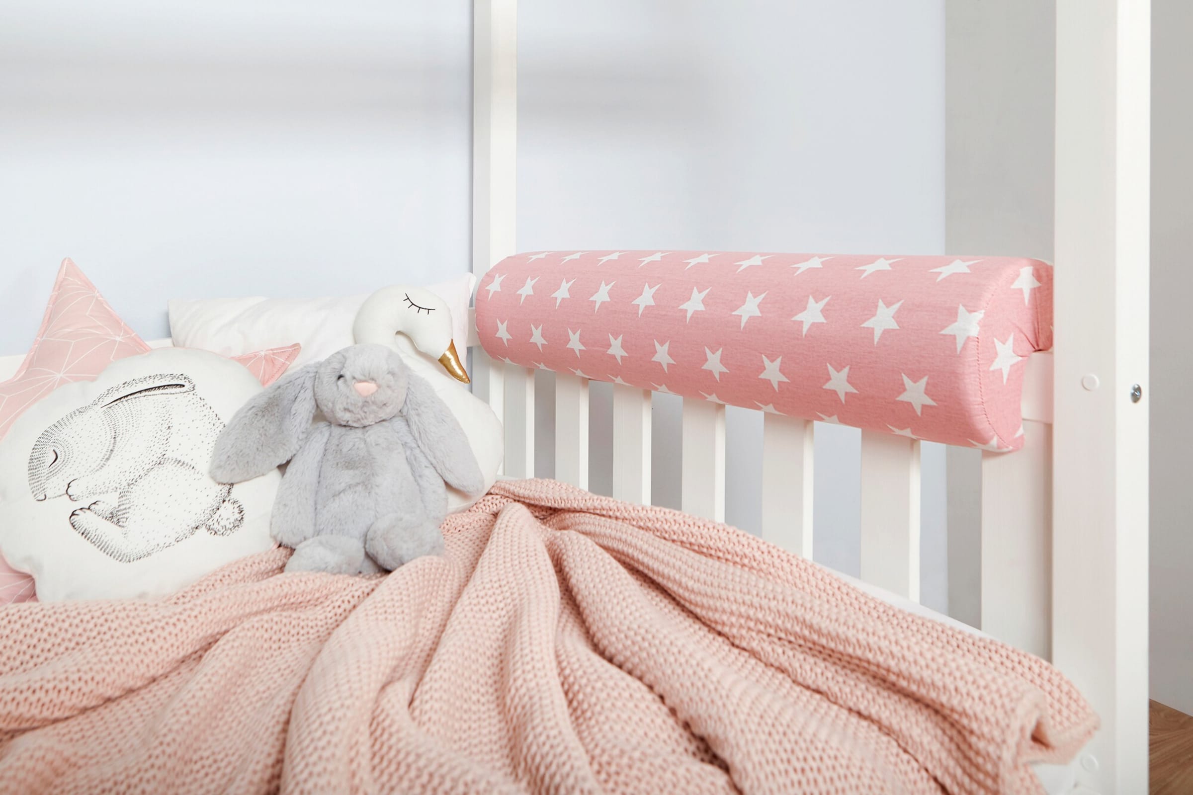 Ticaa Kinder Nackenrolle für Hochbett mit Farbauswahl