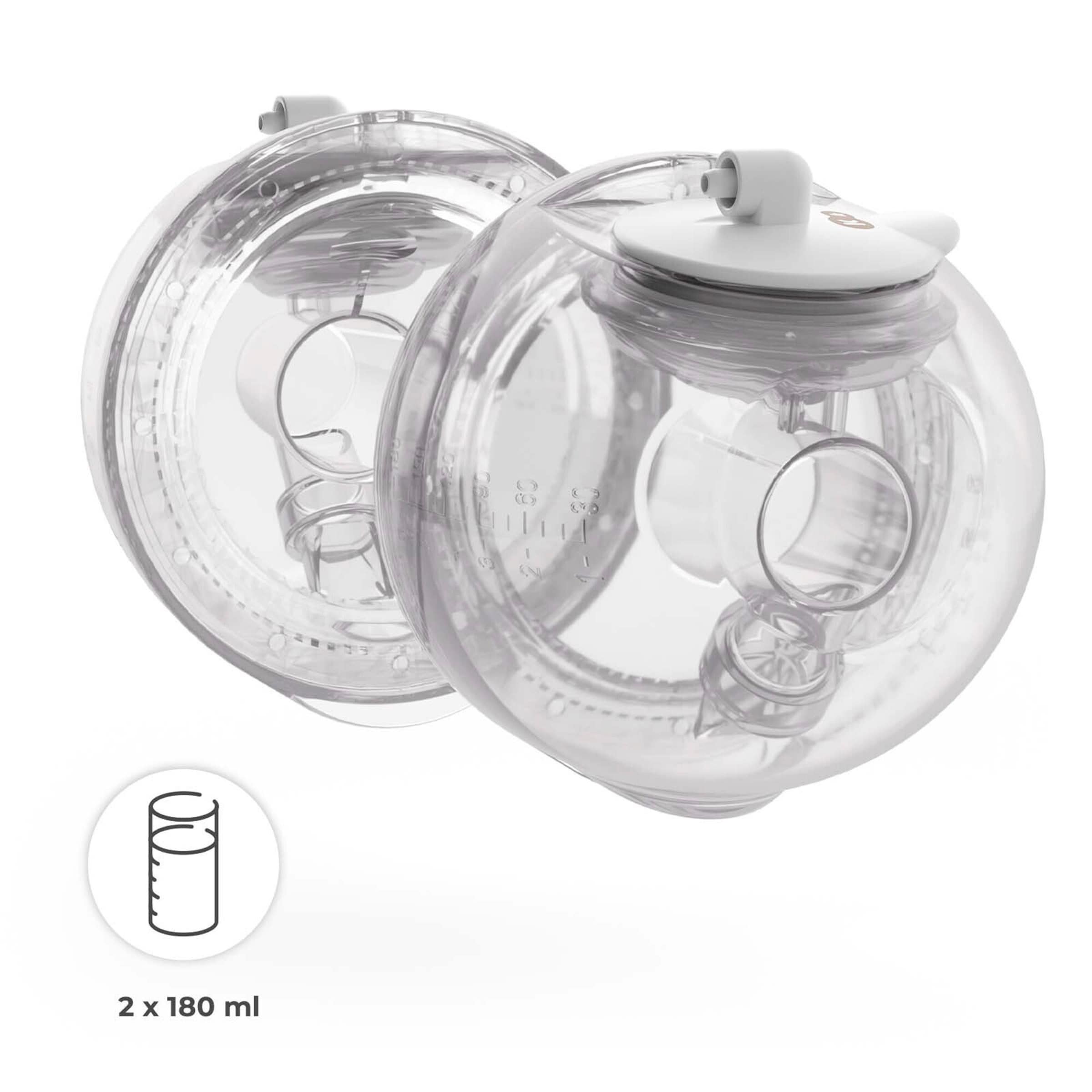 Kinderkraft Doppelmilchpumpe Gentleflow, tragbar