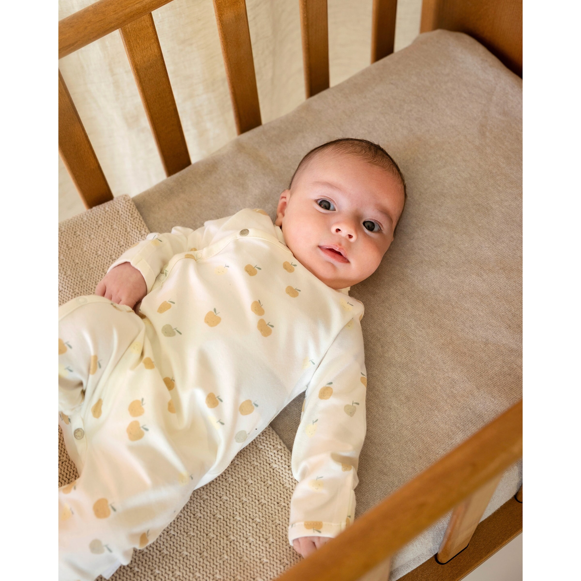 Thumbnail - Noppies Overall mit Klappfuß Äpfel