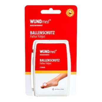 Ballenschutz Hallux valgus, 3 Stück