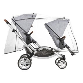 Regenschutz für Geschwisterwagen Zoom