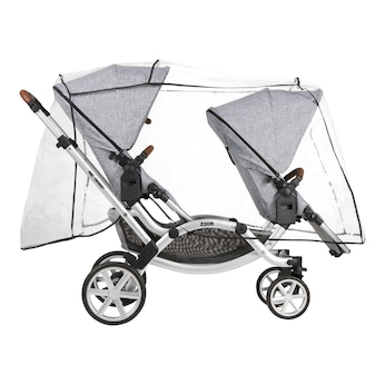 Regenschutz für Geschwisterwagen Zoom