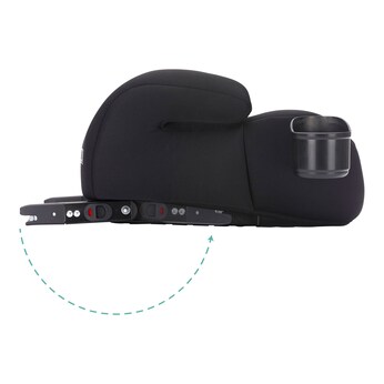 Sitzerhöhung mit Isofix i-size schwarz