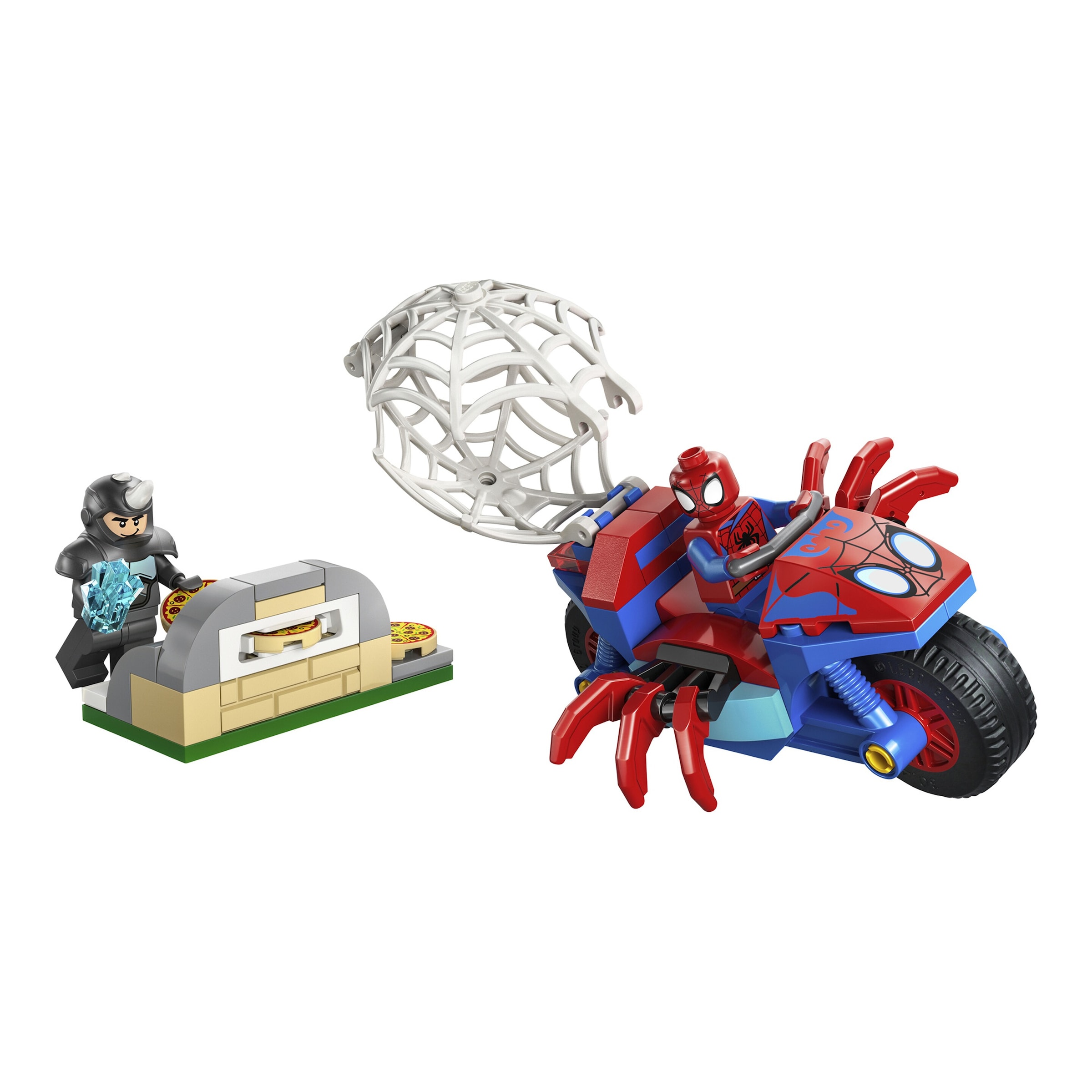 Lego® Spidey 11206 Spidey auf Motorrad vs. Rhino