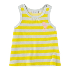 Frottee-Kleid ohne Arm Ringel Seepferdchen