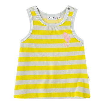 Frottee-Kleid ohne Arm Ringel Seepferdchen