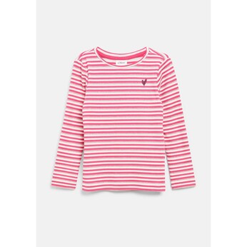 Shirt langarm Ringel Glitzer
