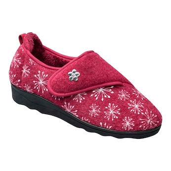Huisschoenen met klittenband "Marietta"