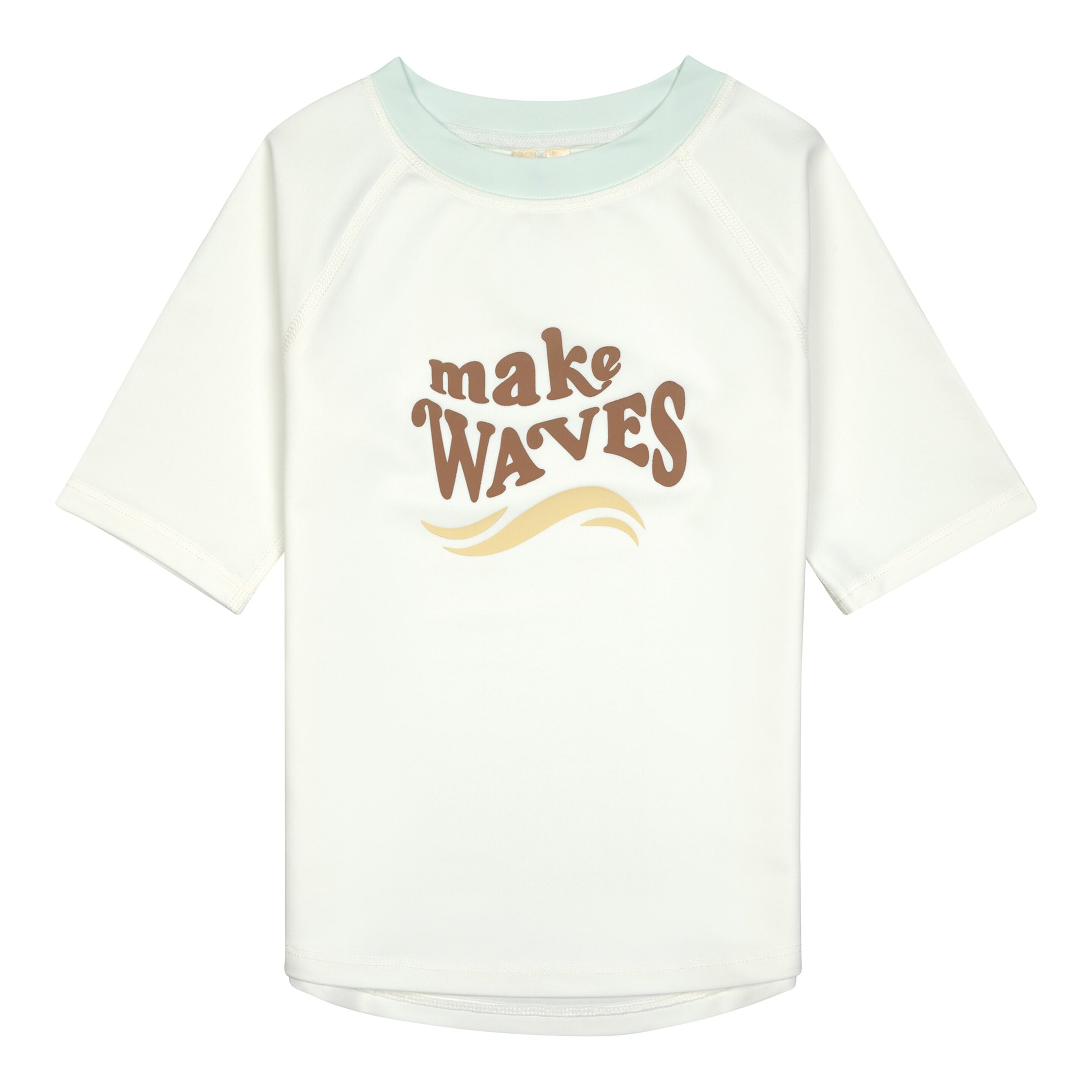 Lässig Bade-T-Shirt mit UV-Schutz Welle