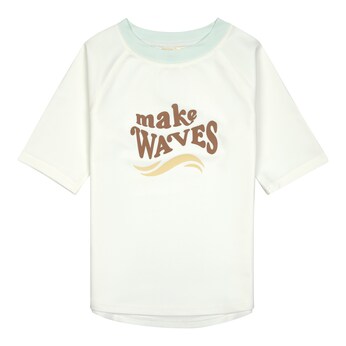 Bade-T-Shirt mit UV-Schutz Welle