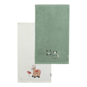 2er-Pack Kinderhandtücher 50x30 cm