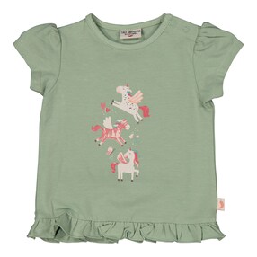T-shirt licornes à volants