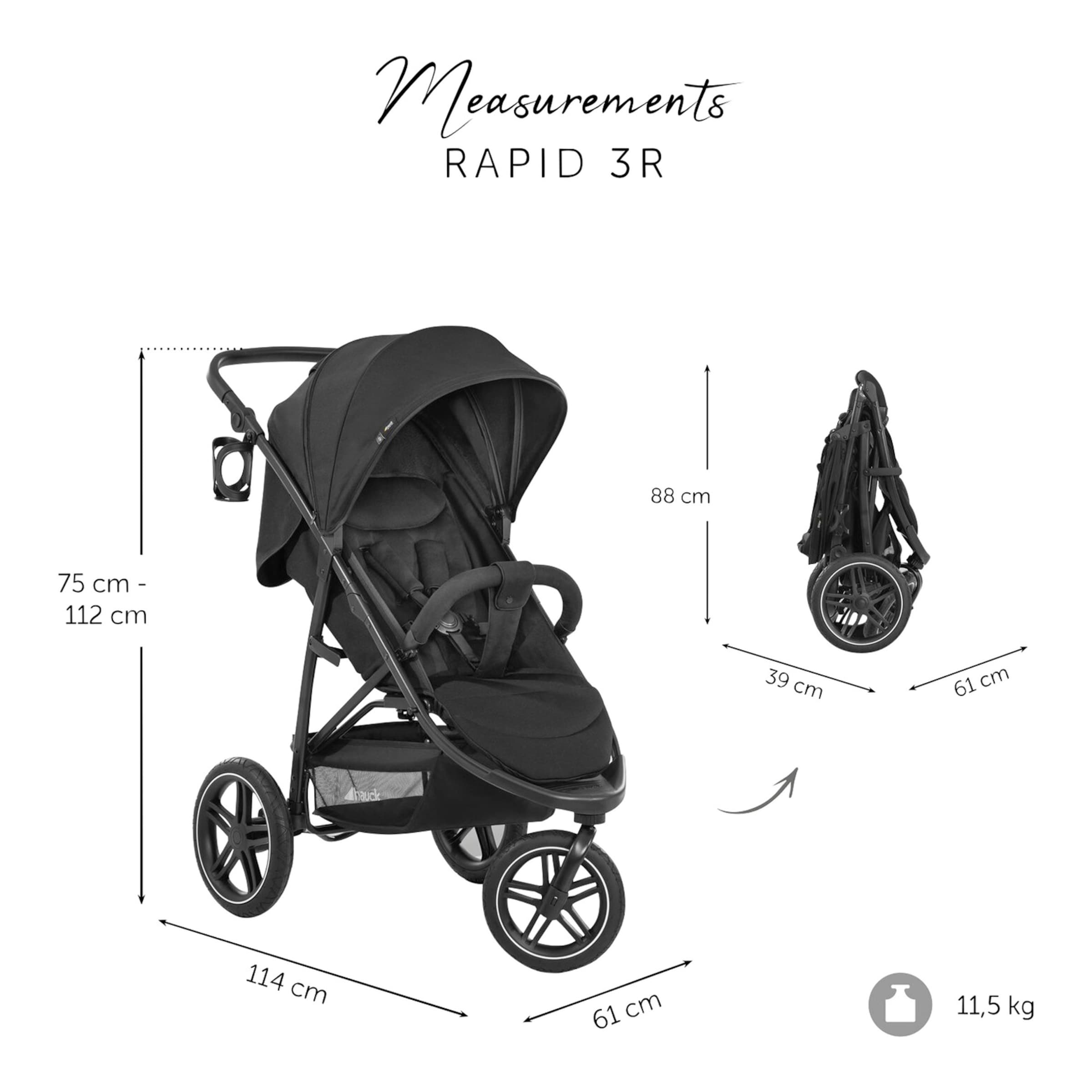 Hauck buggy outlet 3 in 1