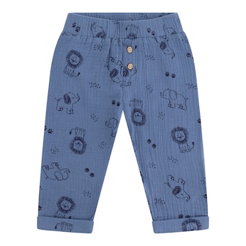 Pantalon en mousseline safari