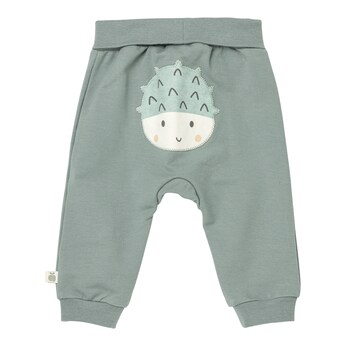 Jogginghose mit Po-Applikation Kastanie