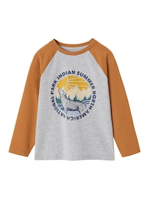 Jungen Shirt, Raglanärmel