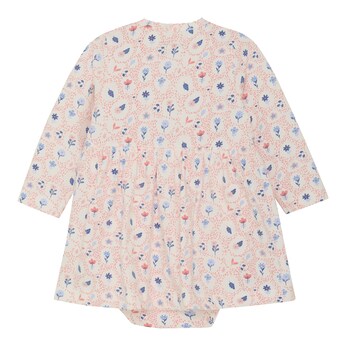 Bodykleid langarm Blumen