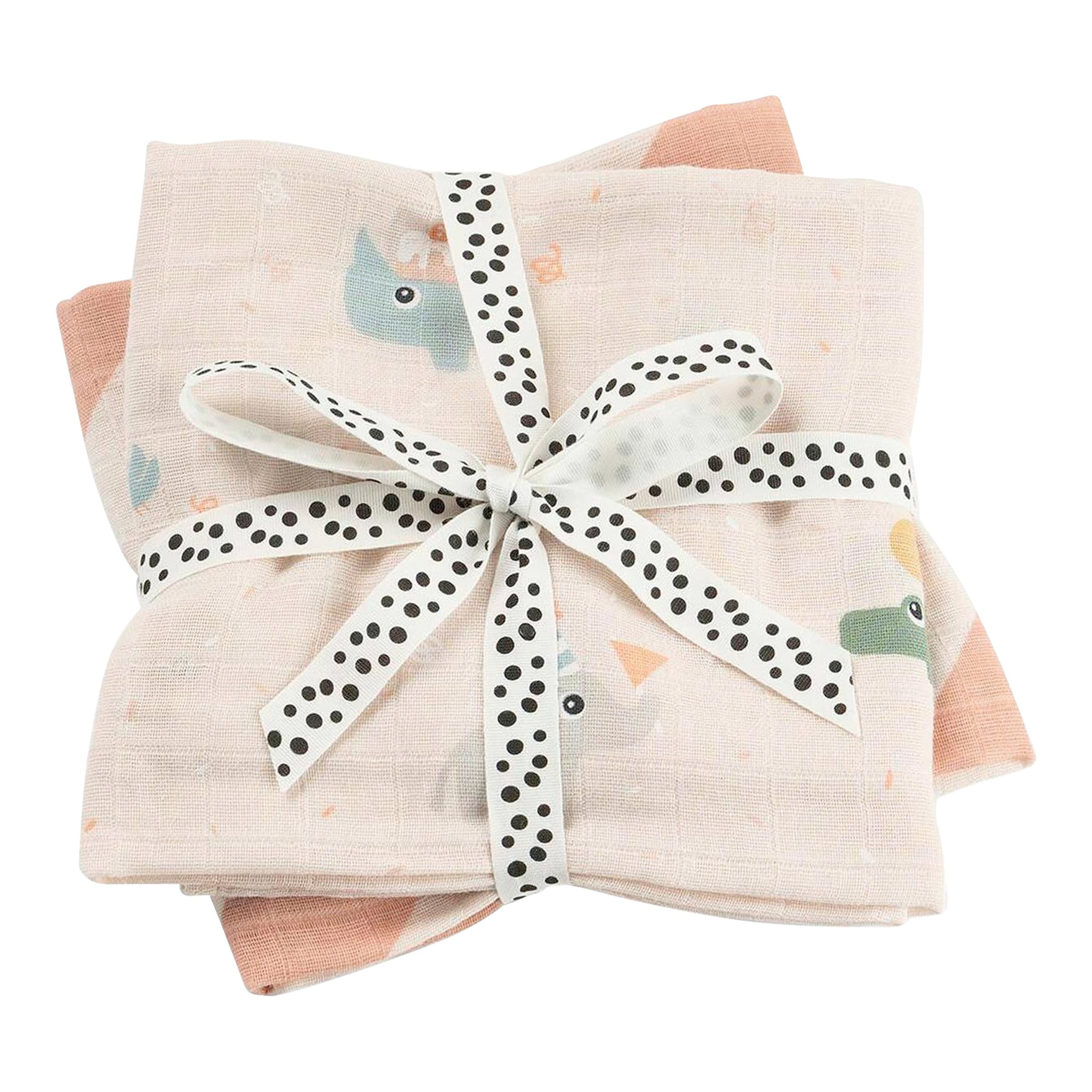 Lot de 2 carrés en gaze