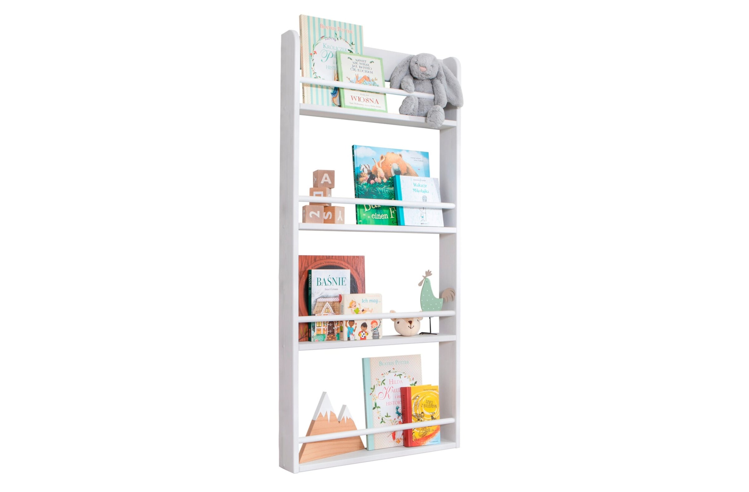 Ticaa Kinder Bücherregal Toni 55x80 & 60x130