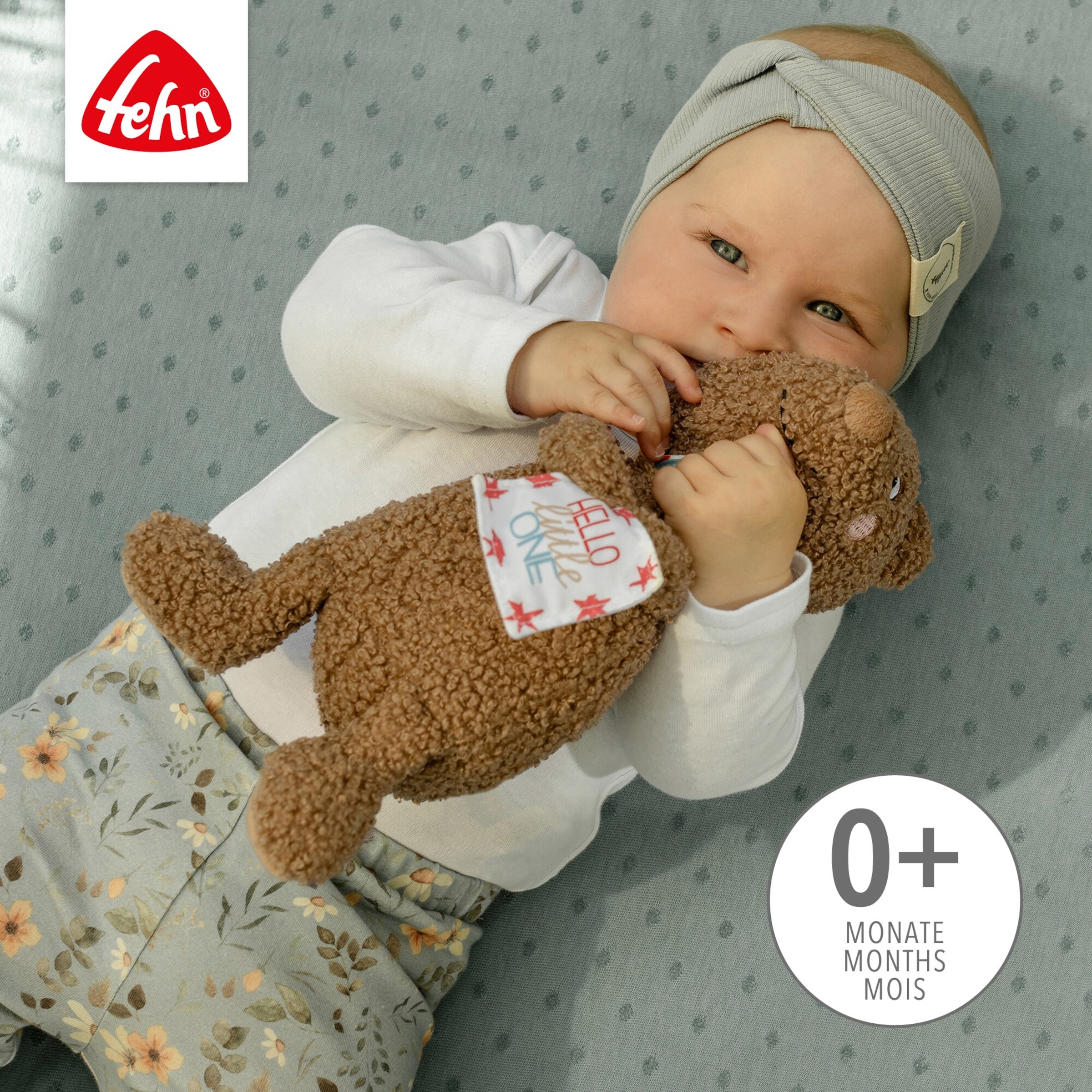 Kuscheltier Bär Fred Hello little One 28cm