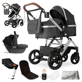 Kinderwagen Nizza + Babyschale + Isofix-Station