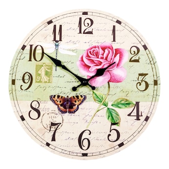 Wanduhr "Schmetterling"