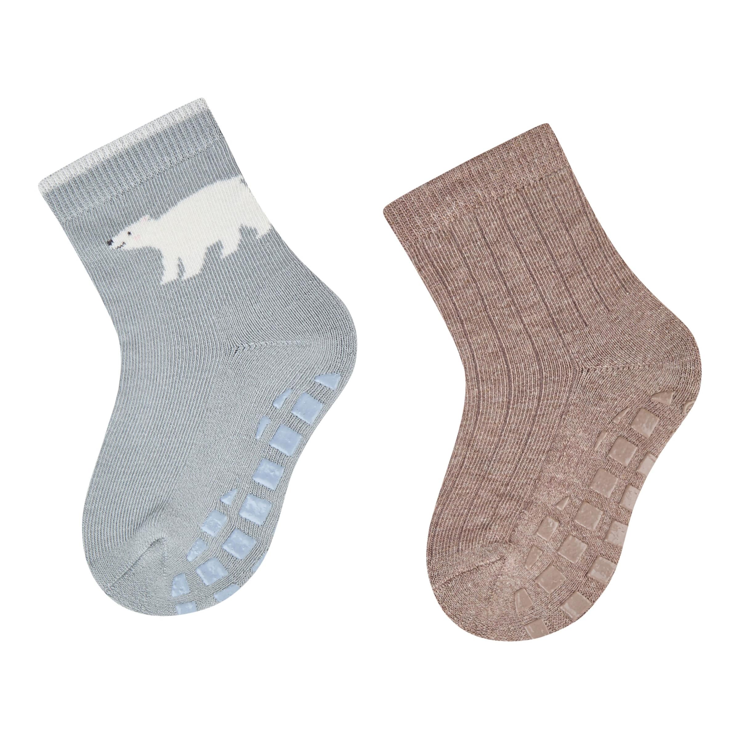 Sterntaler 2er-Pack ABS-Socken Eisbär
