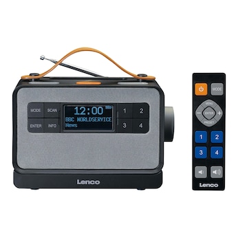 Tragbares FM/DAB+ Radio PDR-065BK mit großen Tasten