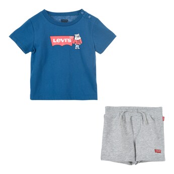 2-tlg. Set T-Shirt und Sweatshorts Levi's Hund