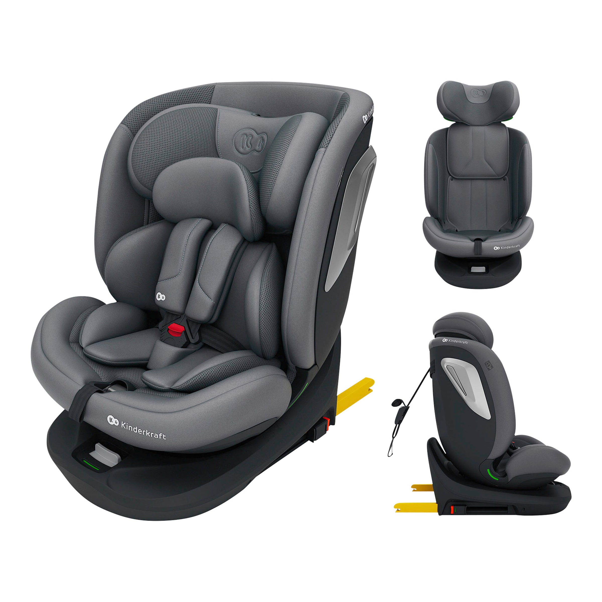 Kinderkraft Kindersitz I-GROW 2 PLUS grey
