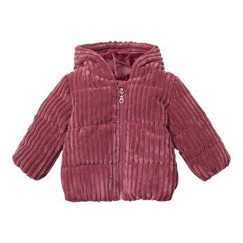 Cord-Steppjacke mit Kapuze Plüschfutter 