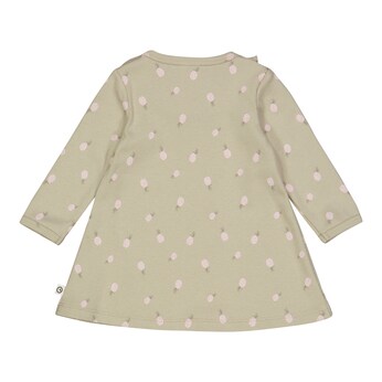 Kleid langarm Rüschenkragen Ananas Rippqualität