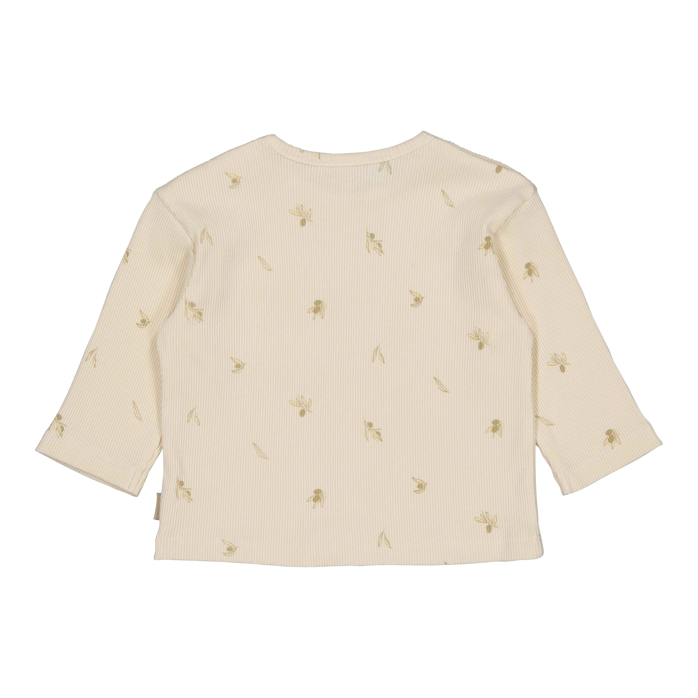 Levv Shirt langarm Oliven Rippqualität