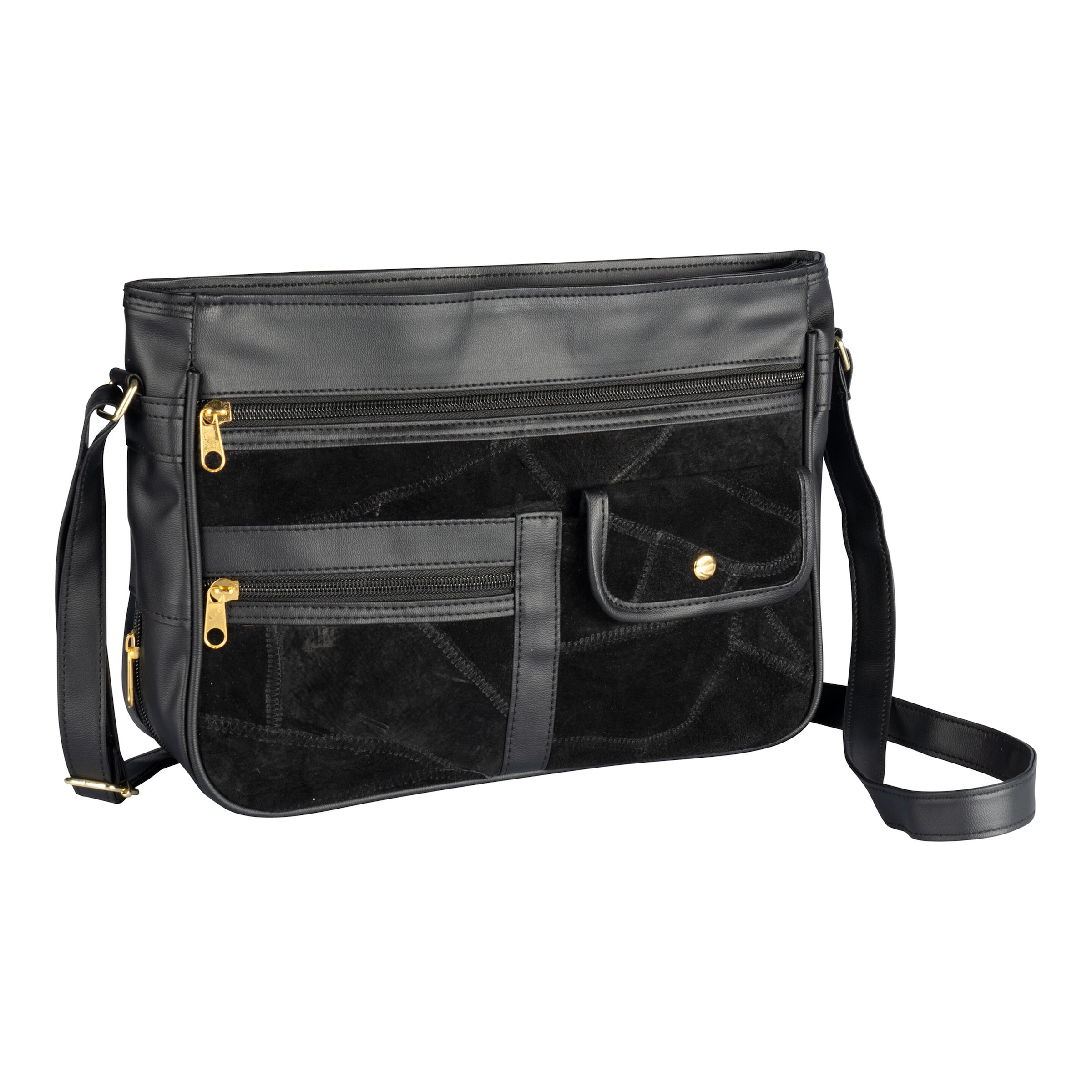 Patchwork-Ledertasche „Irmgard“