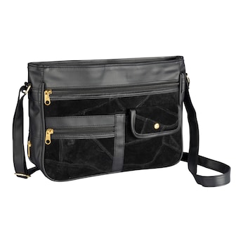 Patchwork-Ledertasche „Irmgard“