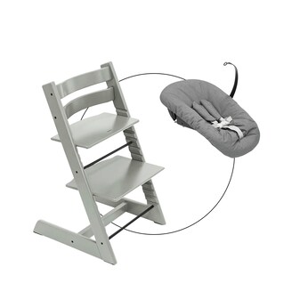 Bundle Treppenhochstuhl inkl. Newbornset deep grey