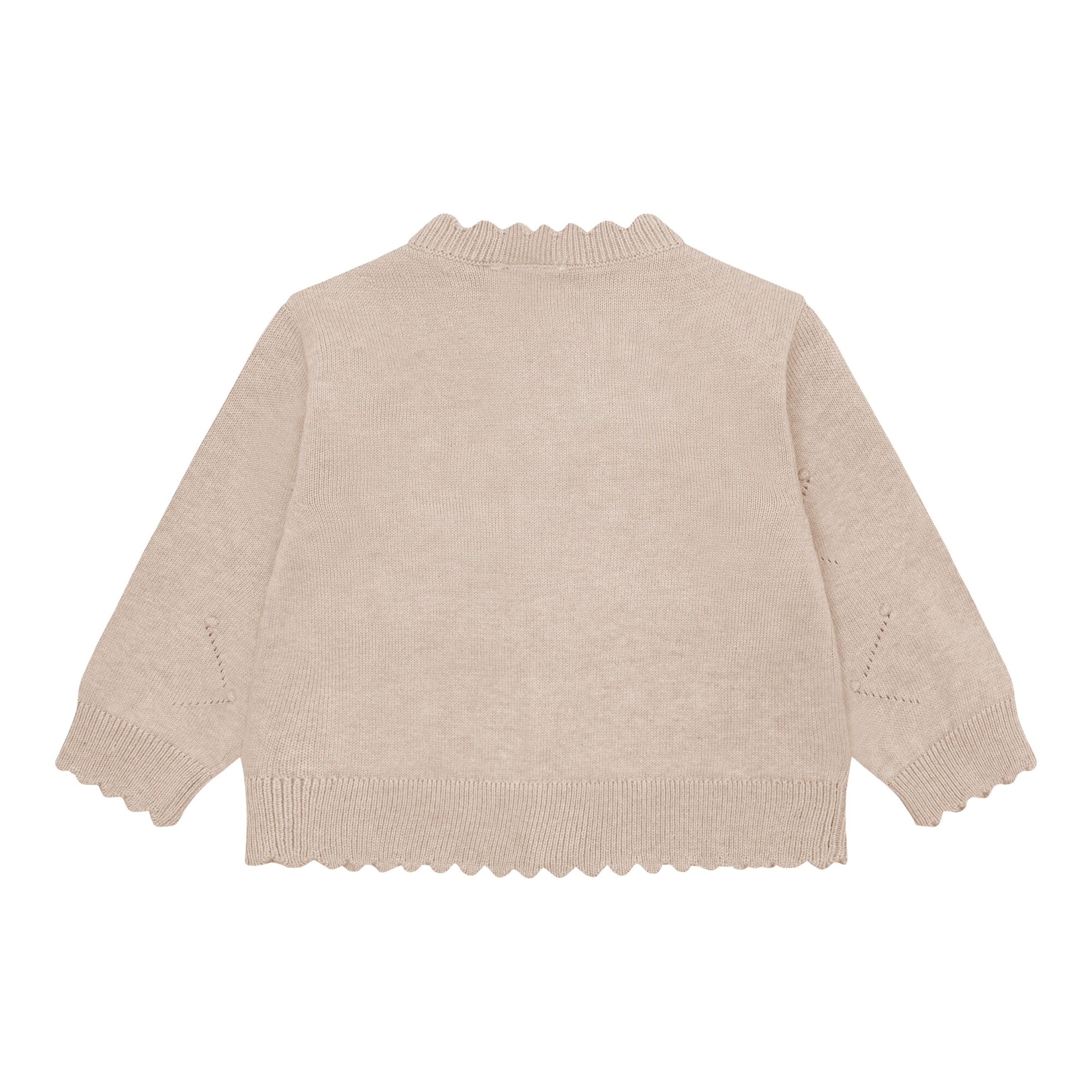 Minymo Strickjacke Ajour Blumen