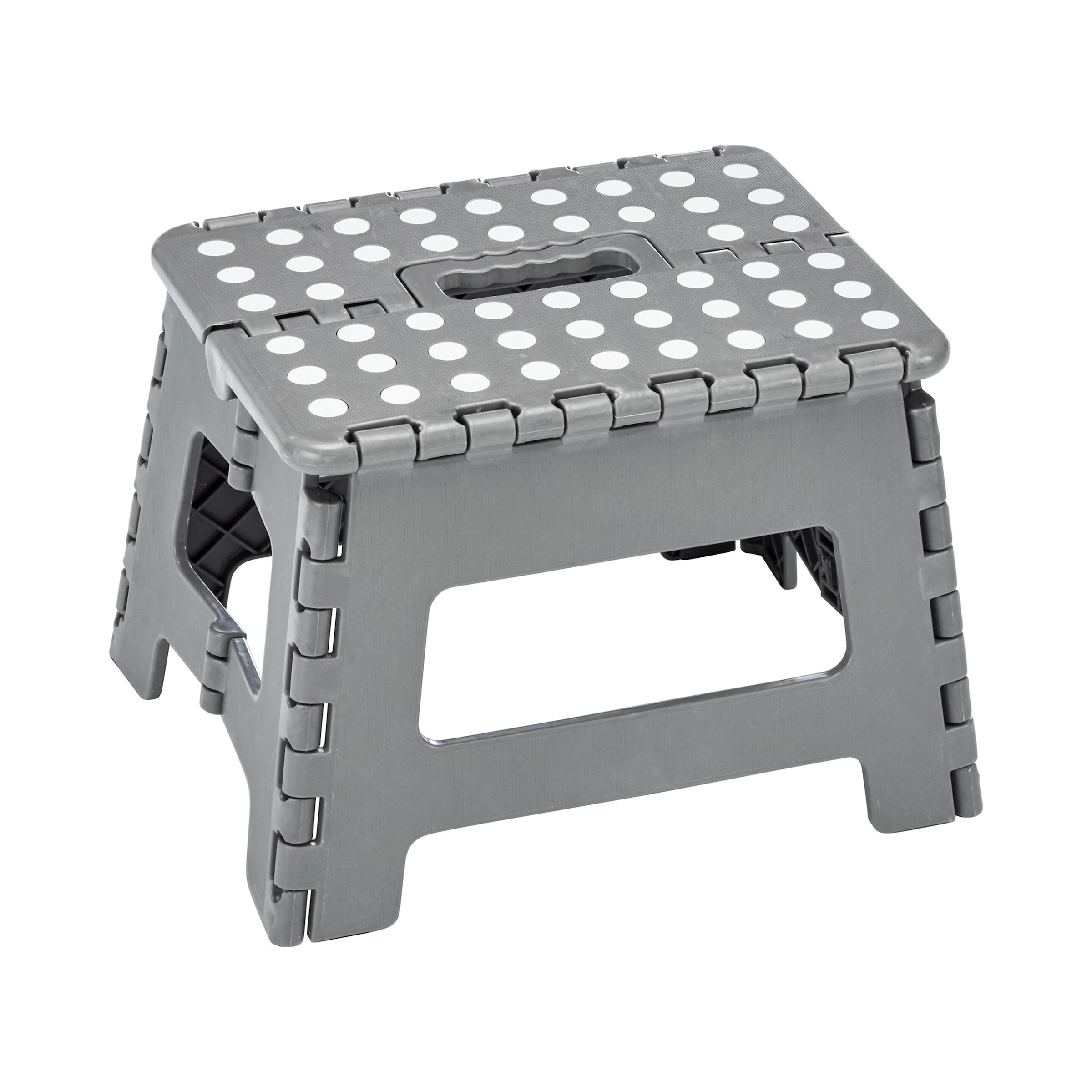 Tritthocker, klappbar grau