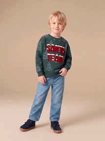 Jeans Loose-Fit Jungen Hüftweite REGULAR, Bundweite verstellbar