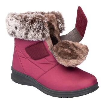 Winterstiefelette mit Spikes & Klett „Monika“