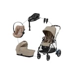 Produit Poussette combinée 3 en 1 eGazelle avec coque-auto Cloud G et base Isofix Base G