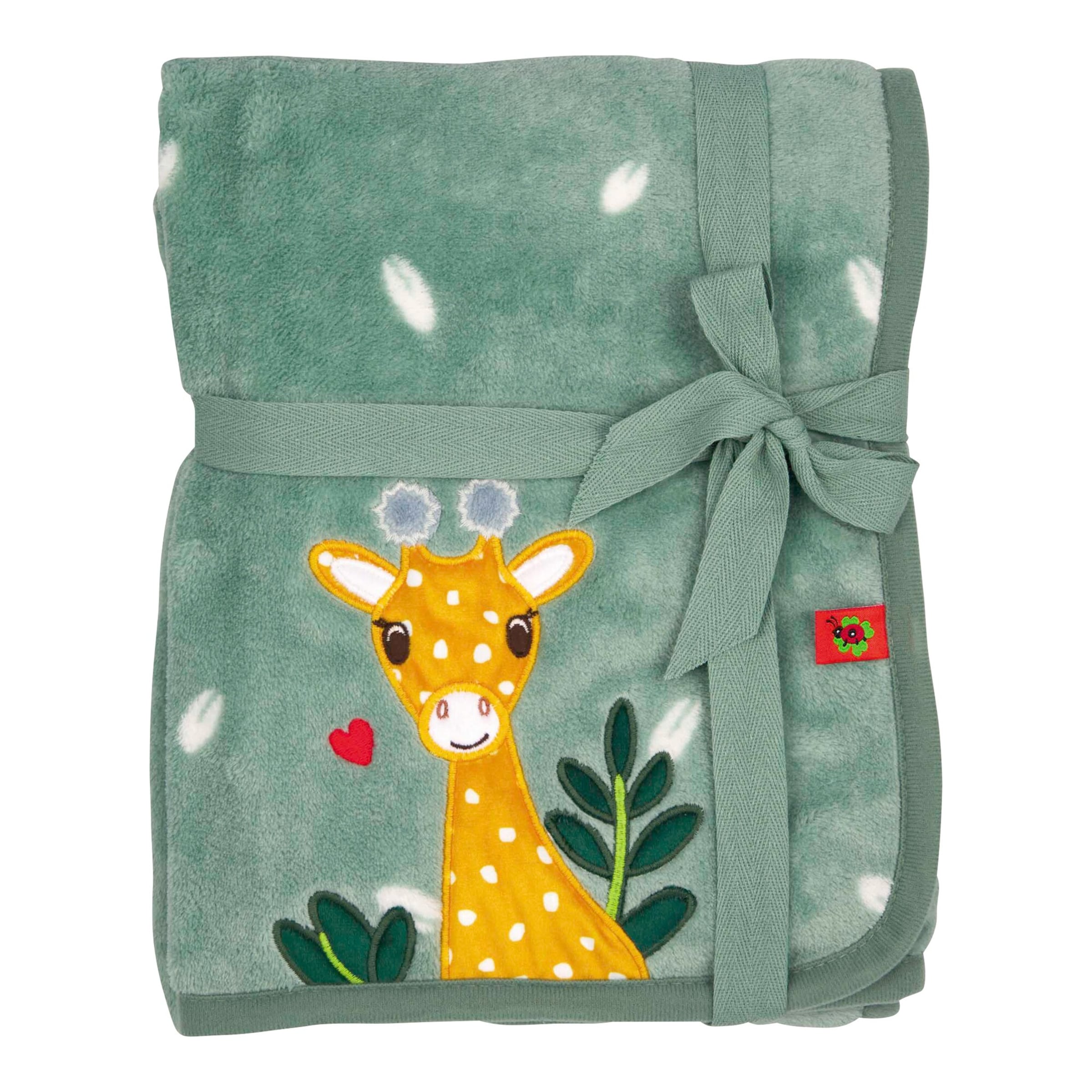 Coppenrath Die Spiegelburg Babyglück Kuscheldecke Giraffe - BabyGlück (100x75cm)