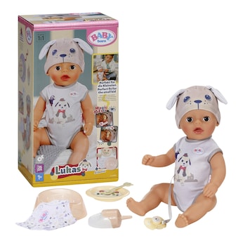 Puppe Lukas Hund 36cm