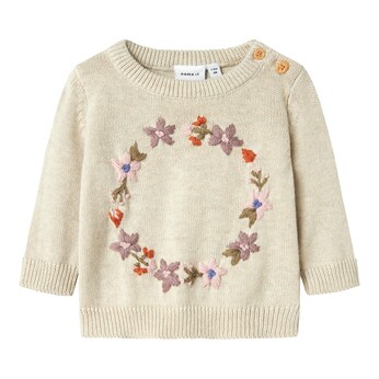 Pullover Blumenstickerei
